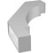 Ekena Millwork 4-in. W x 18-in. D x 30-in. H Merced Architectural Grade PVC Knee Brace BRCP04X18X30MRC - alternate 6